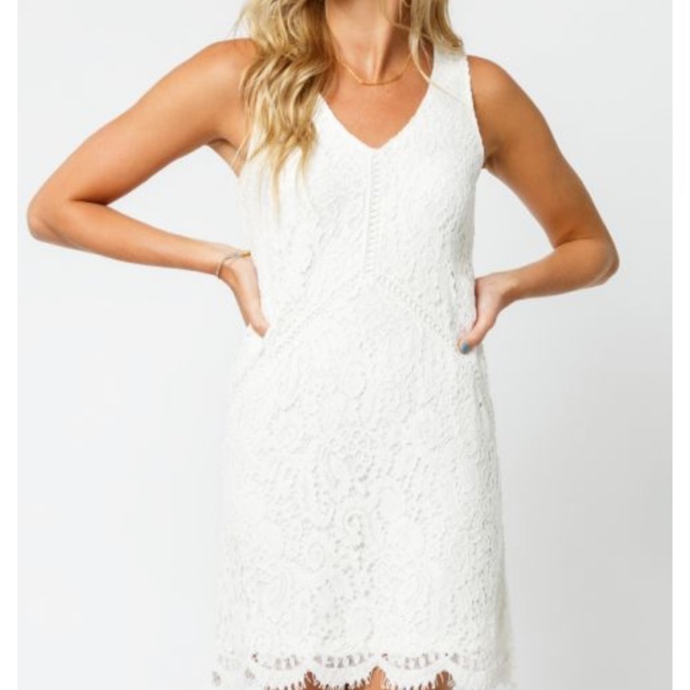 NWT Tart Collection Damon Dress White Lace Grad XS
